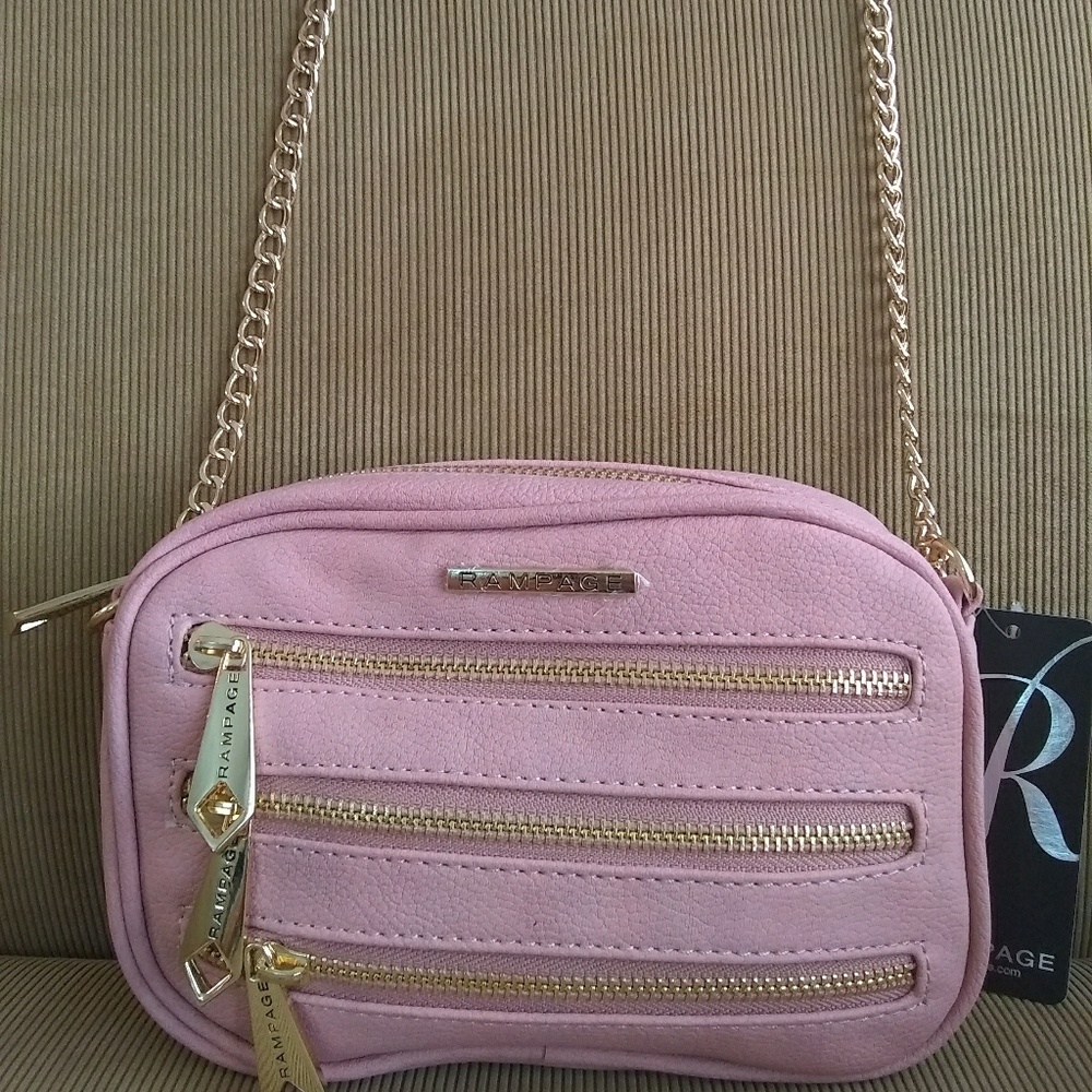 NWT Rampage 3 zipper crossbody bag